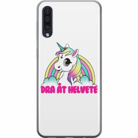 Samsung Galaxy A50 Mjukt Skal - Unicorn - Dra Åt @!#