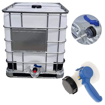 62mm Adapter Dræn Adapter Tote Tank Adapter 1000l Ibc Butterfly Ventil Kontakt Til Ibc Vandbeholder
