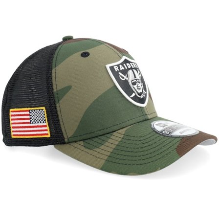 New Era - NFL Camo trucker Casquette - Las Vegas Raiders 9SEVENTY NFL Salute To Service Camo Trucker @ Hatstore