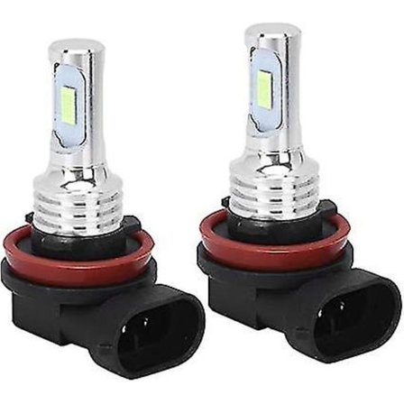 LED Tågeforlygtepære, H11 80w 8000k 12-24v Universal LED Tågeforlygter Pære Lampe Is 2stk Blå