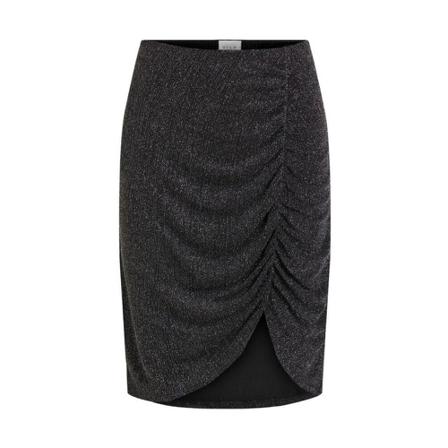 Vila Vishinni HW Glitter rok , Zwart , Dames , Maat: L Korte rokken
