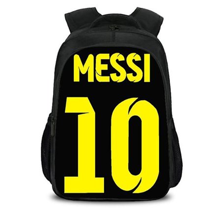 16 tum fotboll Messi 10 3d tryck barn skolväskor ortopedisk ryggsäck barn skolpojkar flickor Mochila tecknad väska