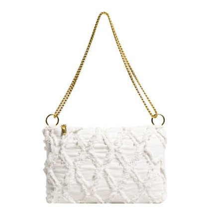 Handväska Axelväska VIT