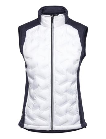 Lds Elgin Hybrid Vest Vests Quilted Vests Valkoinen Abacus