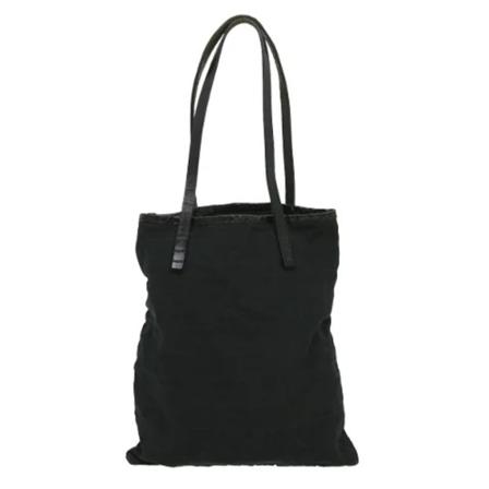 Fendi Vintage Pre-owned Tote Bags Sort, Dame Vintage Tasker, Størrelse: ONE Size