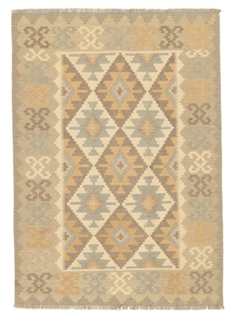 Tessuto A Mano Chiaro Nomad Kilim Tappeto 173X240 Di Lana Arancione/Beige