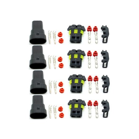 Xenon - Led AMP kontakter HB4 9006 / HB3 9005 H10 8-pack