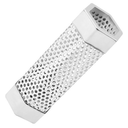 Rustfritt stål mesh røkt krydderrør 15.4CMHEXAGON HEXAGON