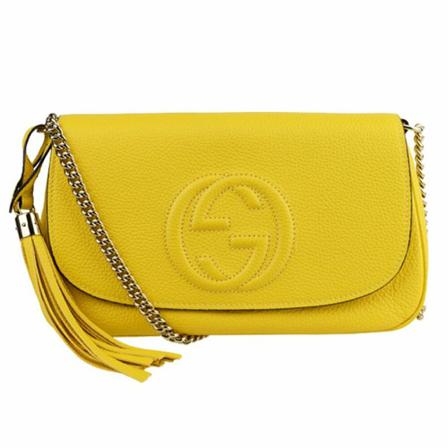 Gucci, Cross Body Bags Geel, Dames, Maat:ONE Size