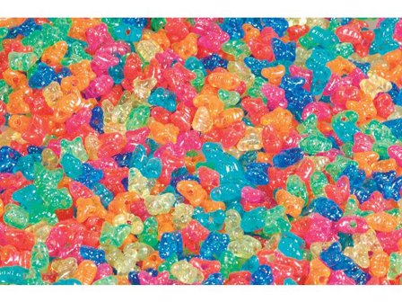 Pärlmix fjärilar transparent 500g 2600/fp - Lyreco - Skola och förskola - Hobbymaterial - Pärlor