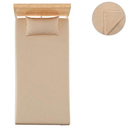 Vidaxl Lakan 2 St Polyesterfleece 100x200 Cm Beige Beige