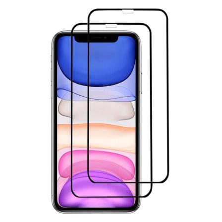 [2-pack] Iphone 12 Pro Max Heltäckande Skärmskydd I Härdat Glas