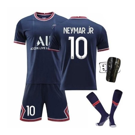 fodboldsæt fodboldtrøje neymar jr med fodboldsokker og ben