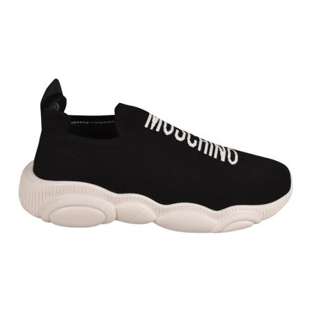Moschino - Sneakers - Svart - Herr - Storlek: 41 Eu, Herr, Storlek: 41 EU