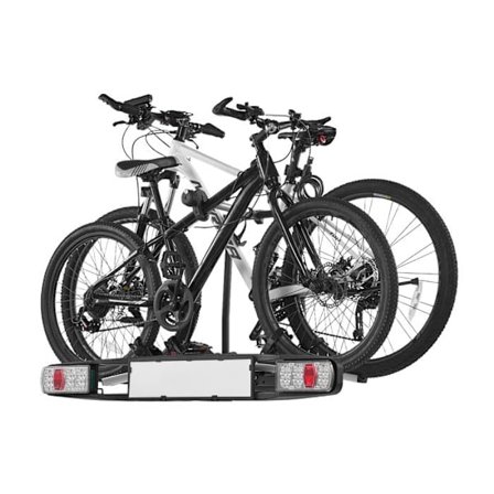 Cykelställ - DUOKU - JH803-2 - Dragkrok 5 cm - 2 Cycles - Kapacitet 65 kg