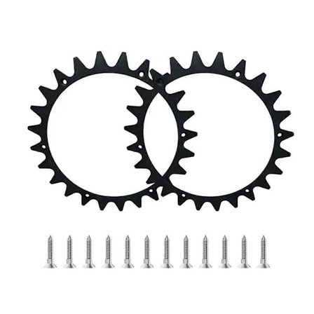 XJ-2-pack rostfria reservblad för Robomow robotgräsklippare RS TS MS RC TC MC modeller