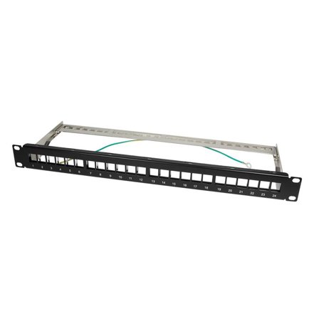 LogiLink Keystone Panel 1U, 24 ports,