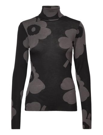 Vilina Juhlaunikko Turtleneck Shirt Turtleneck Polotröja Svart Marimekko