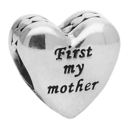 Berlock - Pandora - Först min mamma - 925 silver - 1,0 cm - 1,1 cm