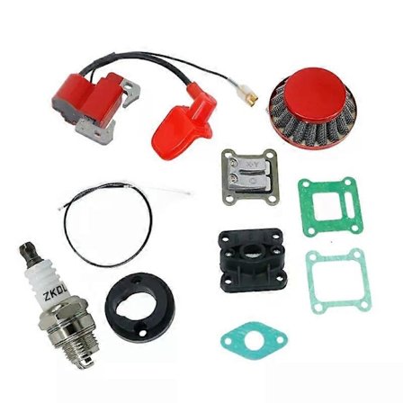 Pocket Bike 47cc 49cc motor karburator med Pod luftfilter 2-takt til Mini Quad ATV Dirt Bike MiniMoto Go Kart Buggy