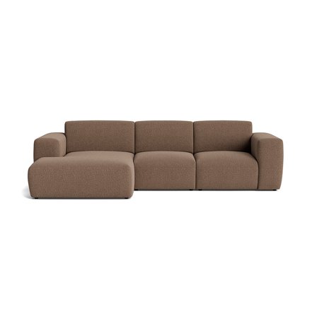 Aurelia chaiselong sofa, venstrevendt - Nordic Brun - 295x160x78 - Sofa, chaiselong