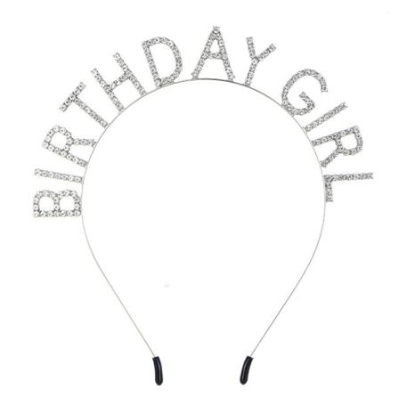 Fødselsdagspige Pandebånd Fødselsdag Tiara til Kvinder Piger Happy Birt