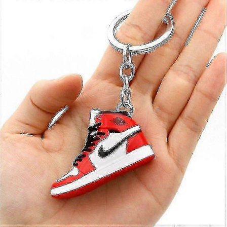 Sko Model Nøglering Taske Vedhæng 3d Tredimensionelle Mini Basketballsko Kreativ Personlighed Vedhæng-DF