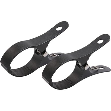 Svart 2-pakning strandhåndkleklips vindtett klesklype i metall dyne klesklyper bassengstol klesklype tørkeklyper for teppe cruise dekkstol