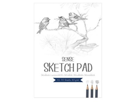 Sense Skissblock A5 80g - Lyreco - Skola och förskola - Bild och form - Ritblock och målarböcker