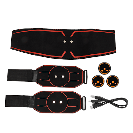 ABS Stimulator Magträningsbälte Träning Portabel Ab Stimulator Hemmakontor Fitness Träningsutrustning för Mage