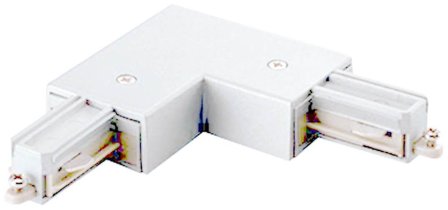 Vinga Ljus Spotline L-koppling 230 V, vit Jordledaren i ytterspår, Anslutningsdon & kablar