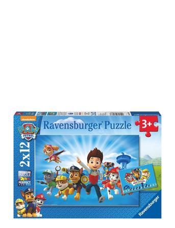Paw Patrol 2X12P Puzzle Toys Puzzles And Games Puzzles Classic Puzzles Monivärinen/Kuvioitu Ravensburger