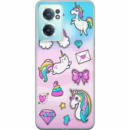 Oneplus Nord Ce 2 5g Genomskinligt Skal Unicorn
