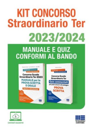 Kit concorso straordinario ter 2023/2024. Manuale e quiz conformi al bando. Con simulatore di quiz Rosanna Calvino
