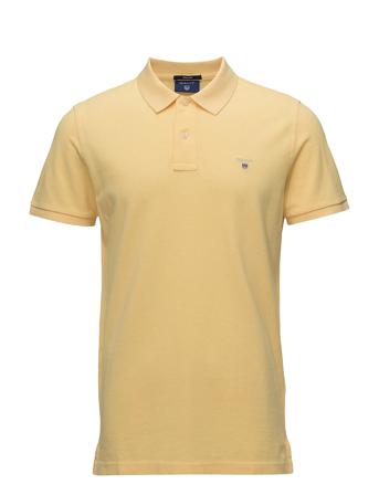Original Pique Ss Rugger Polos Short-sleeved Gul GANT