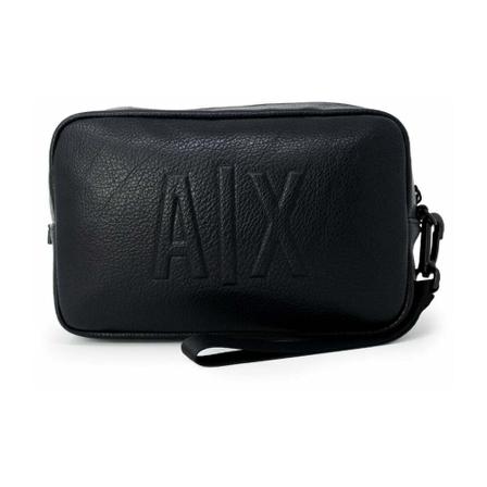 Armani Exchange, Clutches Zwart, Heren, Maat:ONE Size