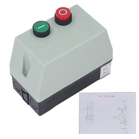 Magnetisk Elektrisk Motorstart IP55 Vattentät Motorstartkontrollbrytare Enfas 220 230V Trefas 380 400V