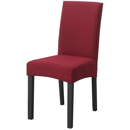 Sæt af Spisebordsstolbetræk i Strækbar Spandex Strik - Aftagelige og Vaskbare Stolsbetræk til Beskyttelse af Stole i Spisestuen, Hjemmet, til 