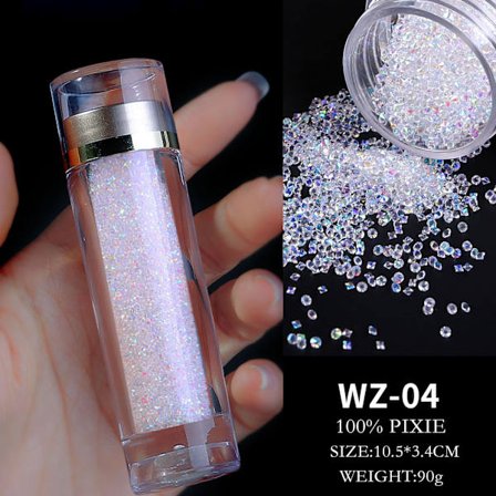 Neglekunst Tilbehør Fairy Beads, Neglekunst AB Micro Diamanter Flaske 45g