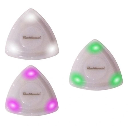 (Pow yeah!) 3 stk. Guitar Picks Akustisk Guitar Guitar Tilbehør LED Guitar Bas Picks LED Guitar Picks Grøn 4.1X4.1CM