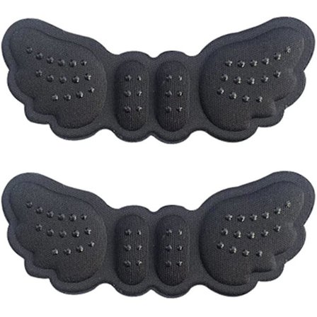 2 par hælpute, tettsittende, innleggssåler for løse sko, hælputeinnlegg, forbedret skopassform og komfort