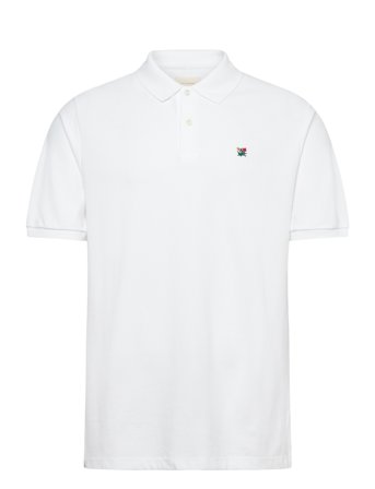 Aimé Leon Dore Crest Piqué Polo - White - XL