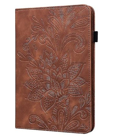 Til Samsung Galaxy Tab S2 9.7 T810/t815 Blonderet Blomst Mønster Vandret Flip Læderetui Med Holder & Kort Slots & Tegnebog & Foto Ramme