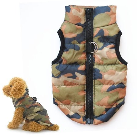 Hundetøj Bomuldsforet Jakke Vest Hund Varmt Bomuldsfrakke Kæledyrs Vintertøj