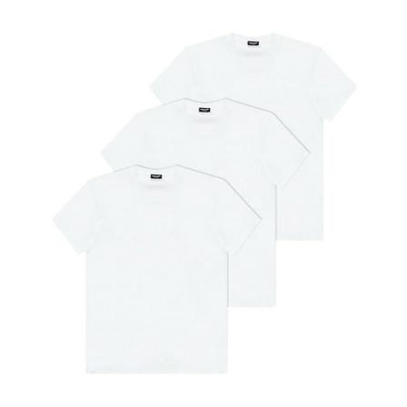Dsquared2, T-Shirts Biały, Mężczyzna, Rozmiar: M