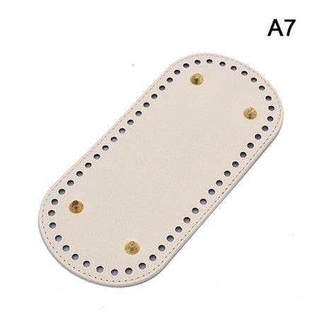 22*10 cm lang bund til strikket taske læder taske base Håndlavet B