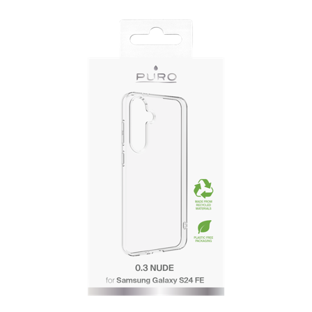 PURO Samsung Galaxy S24 FE 0.3 NUDE cover, transparent