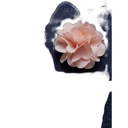 John Henric Flower Lapel Pin Kostymtillbehör Herr Rosa ONESIZE