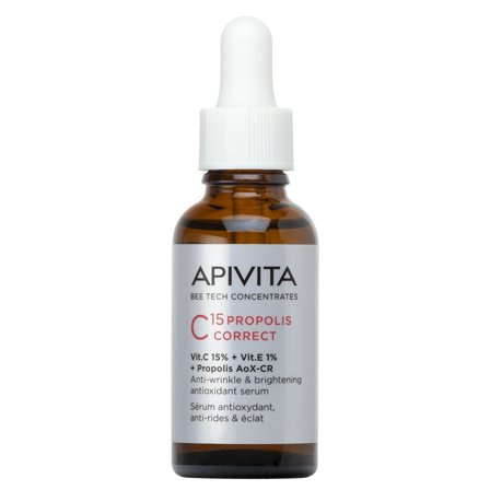 APIVITA Bee Tech Concentrates C15 Propolis Correct Siero Anti-Rughe e Anti-Macchie 30ml - Siero viso antirughe