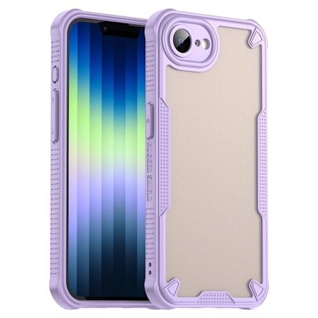 SKALO iPhone 16e Armor Hybrid Frosted Skal - Lila